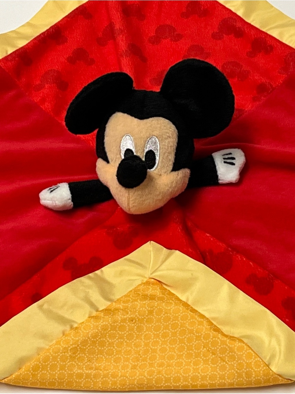 Disney Plush Mickey Mouse Lovey Blanket